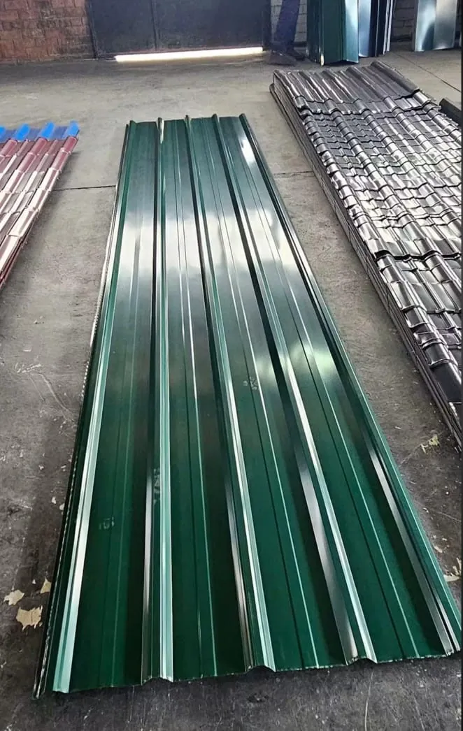Green IBR roofing sheet